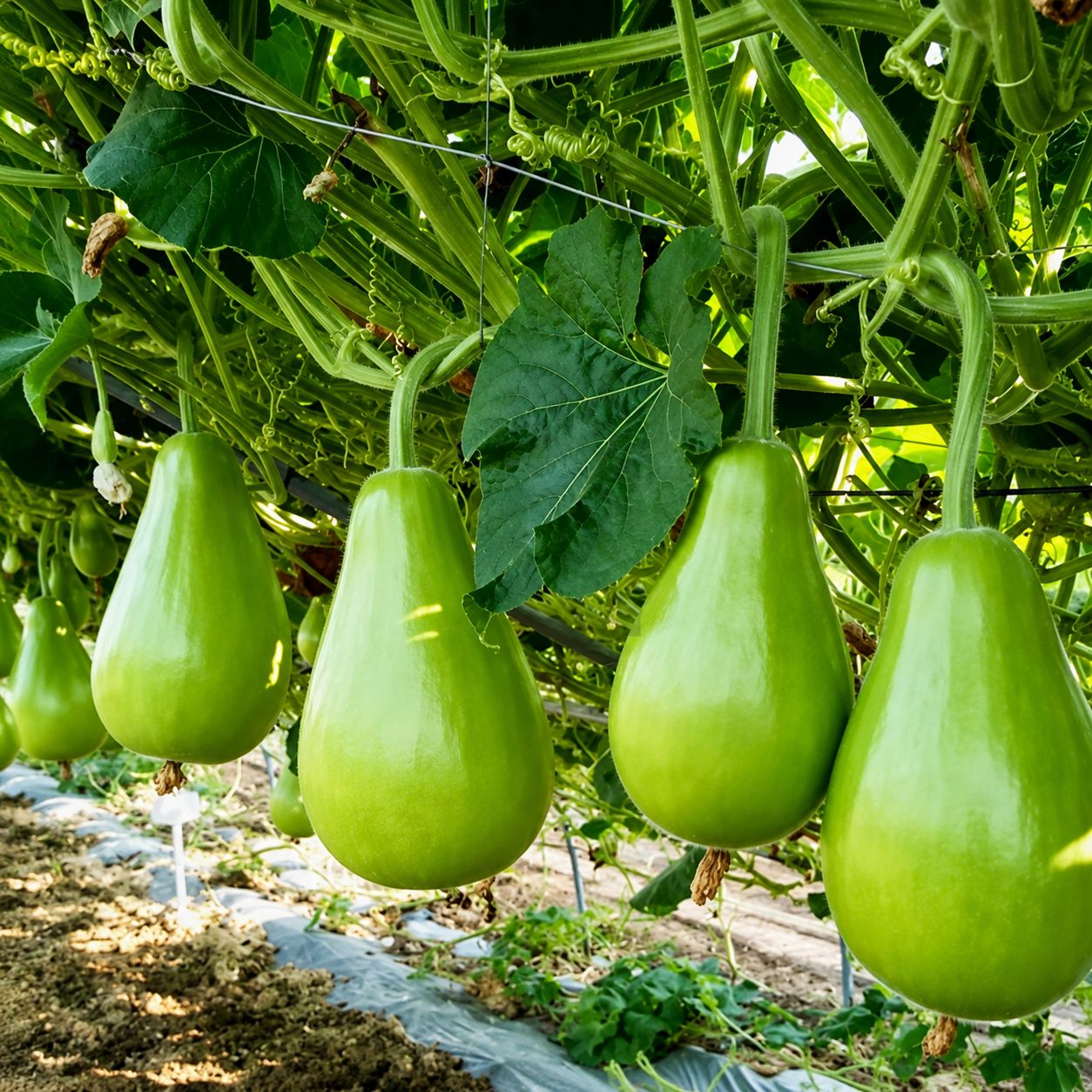 Round bottle gourd